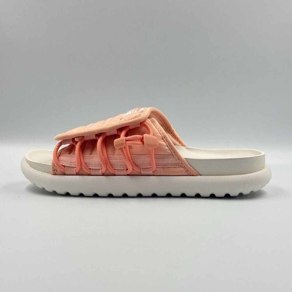 Nike Asuna 2 Womens 6 Peach Pink Quilted Adjustable Slide DH8469-800